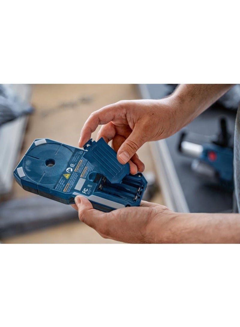 BOSCH GMS 120-27 Wall Scanner and Stud Finder, Detects Wood, Metal, and Live Wires Behind Your Wall  12 cm deep - Image 5